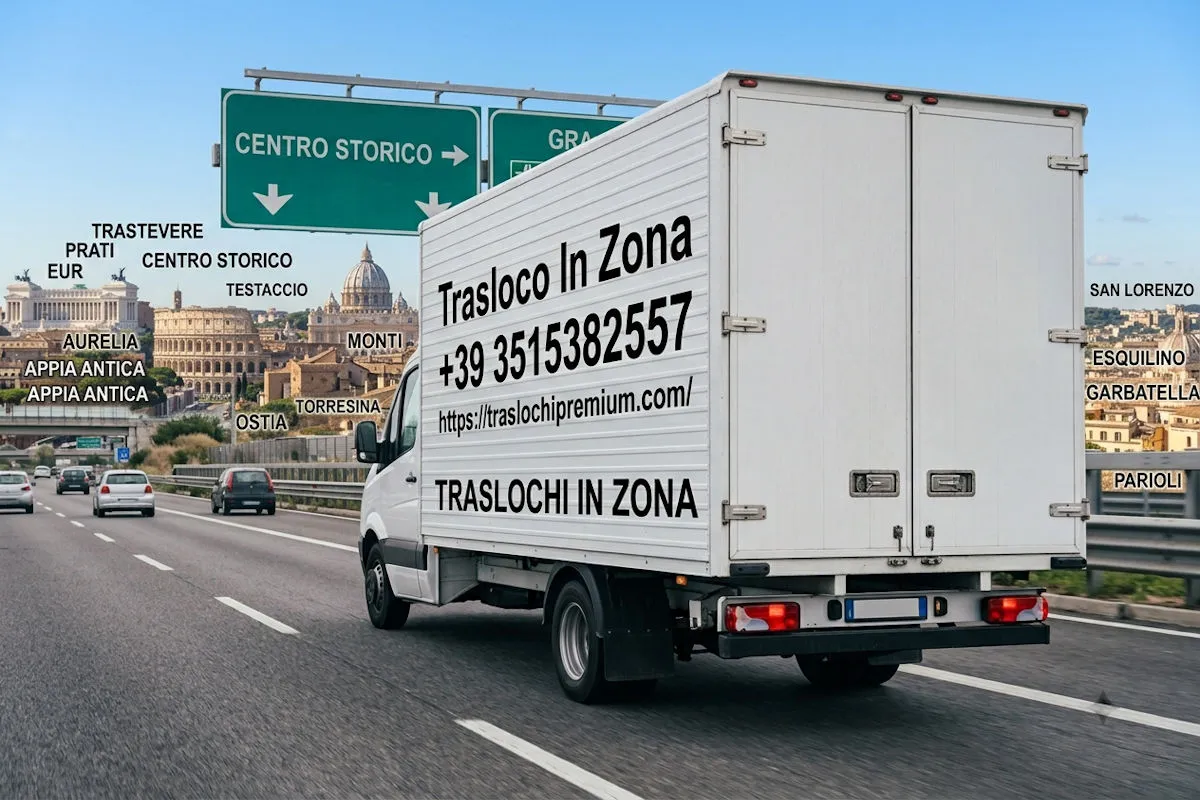 Traslochi in Zona a Roma e Litorale